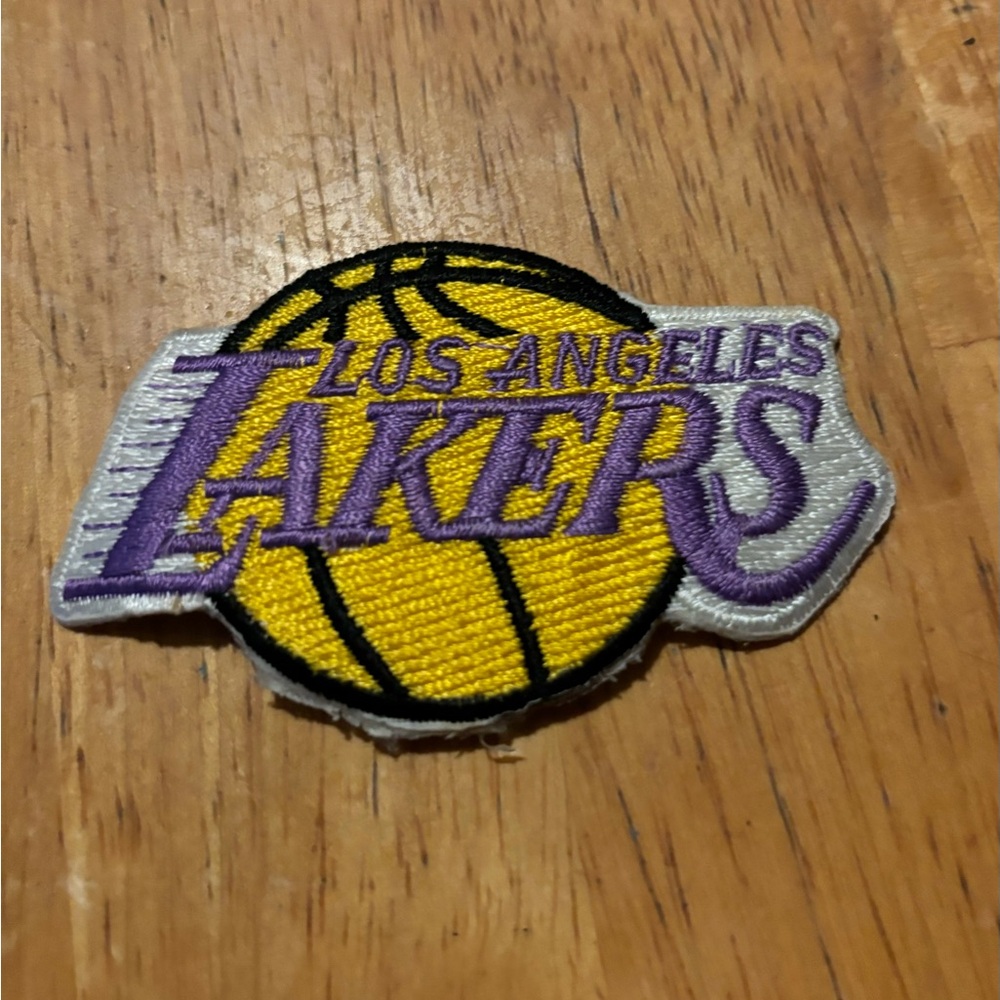 Los Angeles Lakers Embroidered Iron On Sewing Patch